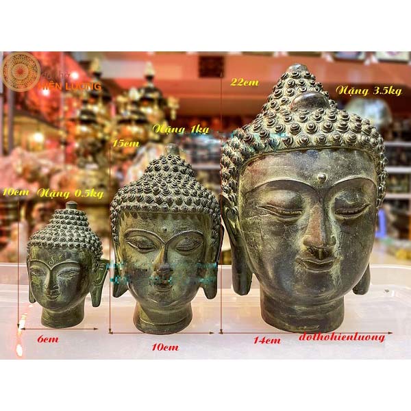 Đầu Phật Thích Ca Bằng Đồng