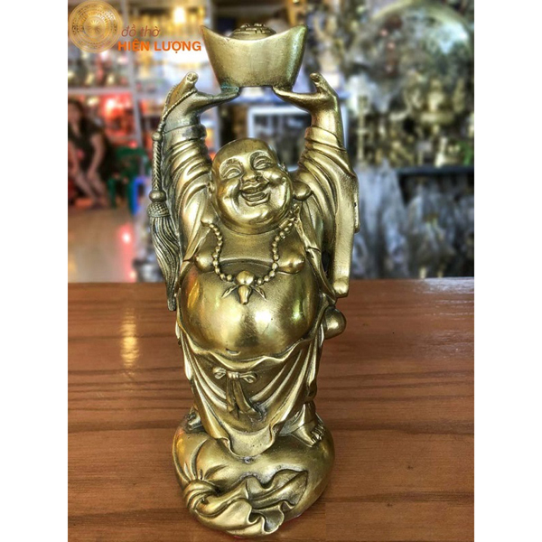 Tượng Di Lặc Dâng Bát Vàng
