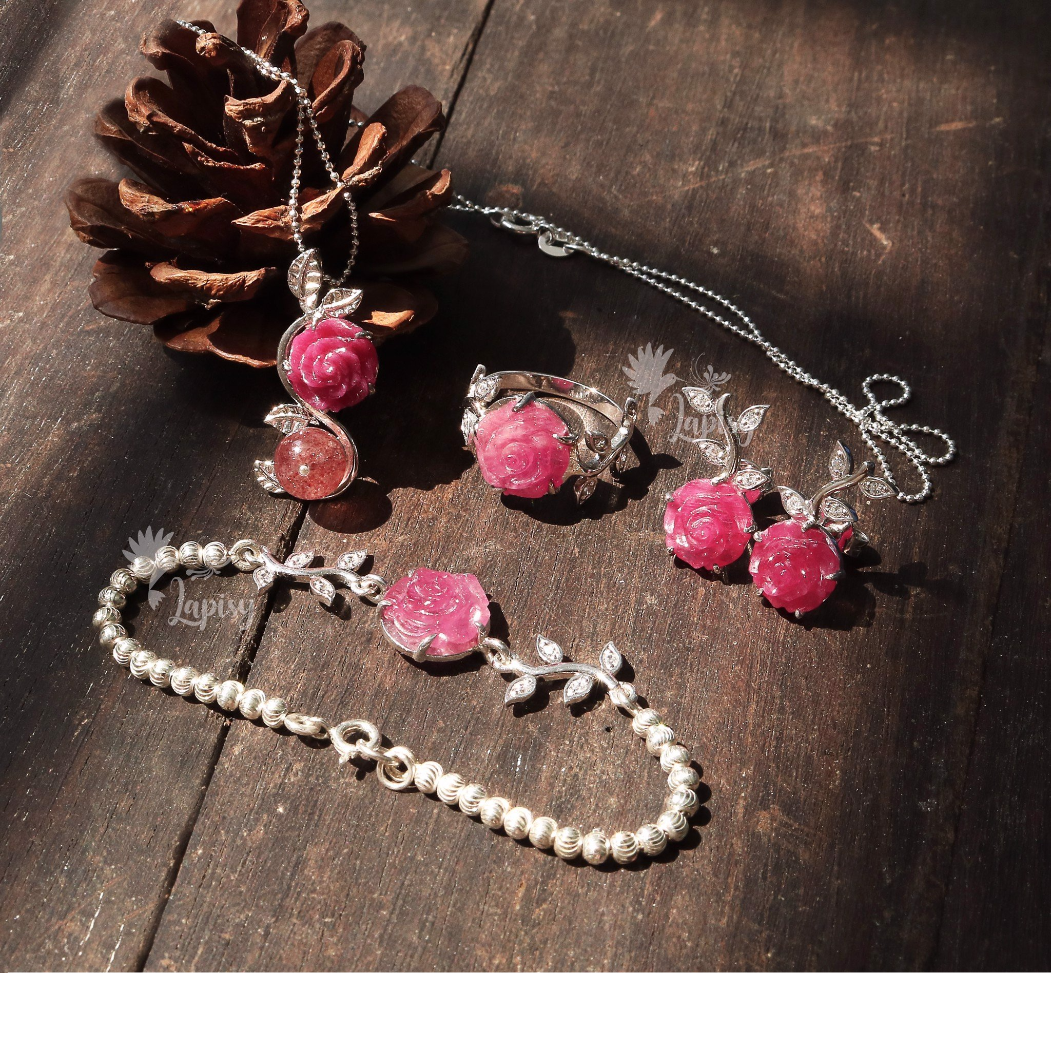 Bộ Love Potion Hoa Mẫu Đơn Ruby