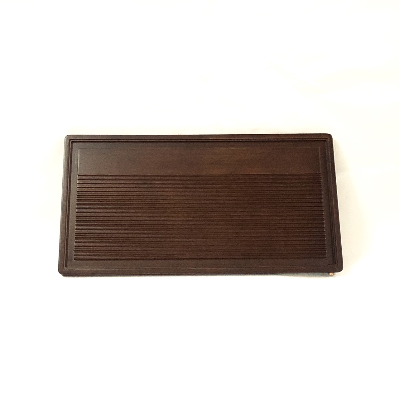 Khay trà gỗ thoát nước tự động - Lớn 66,5cm x 34cm x 2,5ccm