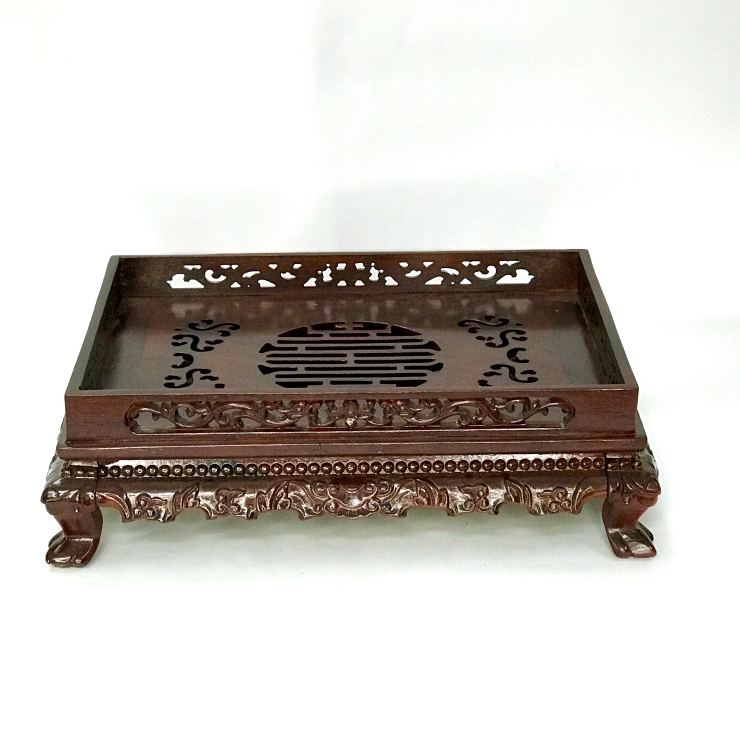 Khay trà gỗ Hương giáng long- Nhỏ