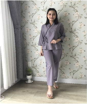 Đồ lam đi Chùa (Tixi)- Size S