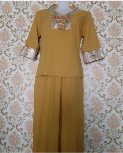 Đồ lam đi Chùa (Ngọc Linen)- Size M