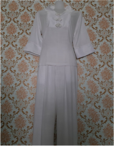Đồ lam đi Chùa (Ngọc Linen)- Size L