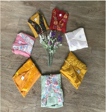 Đồ lam đi Chùa (Ngọc Linen)- Size M