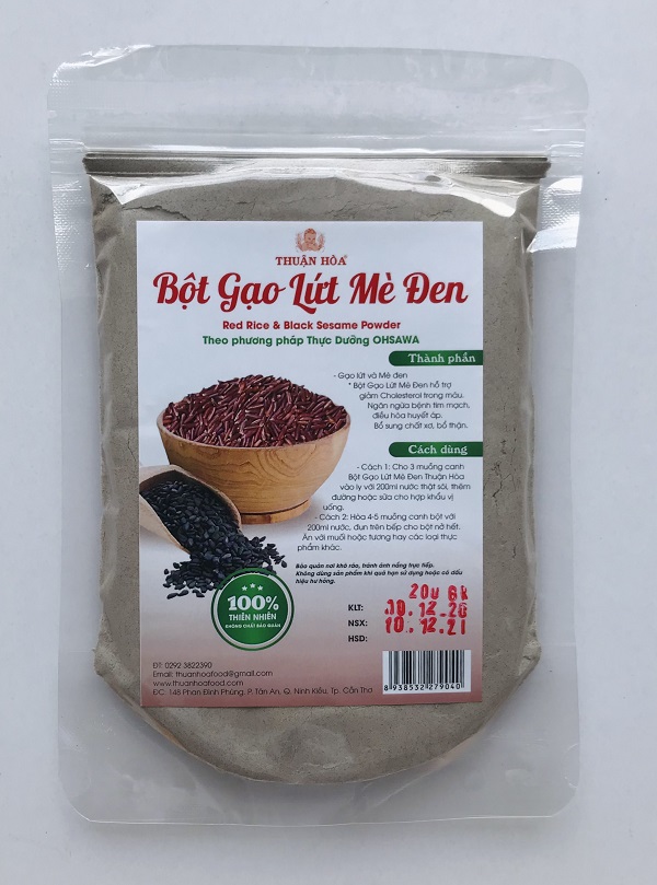 Bột Gạo Lứt Mè Đen Thuận Hòa