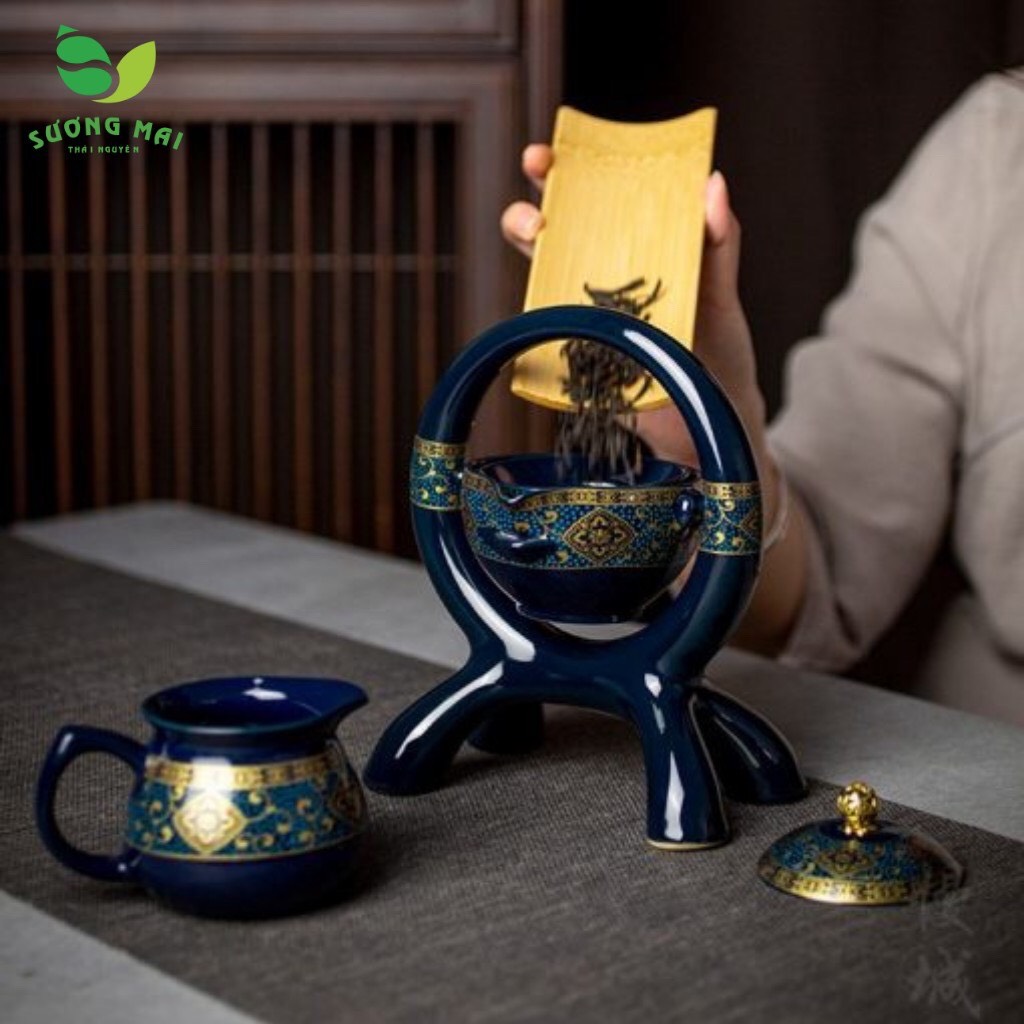 Bộ ấm chén pha trà thác nước SM001
