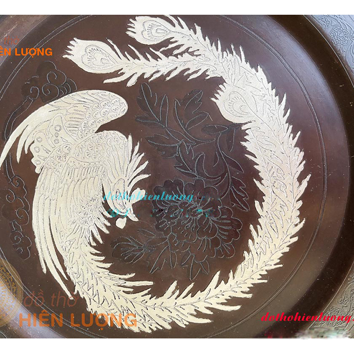 Đĩa Hoa Quả Khảm Bạc Mẫu 1