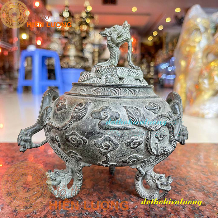 Lư Xông Trầm Chân Rồng 