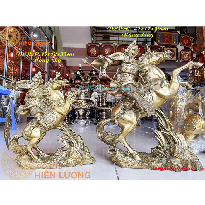 Tượng Quan Công Cưỡi Ngựa - Đại