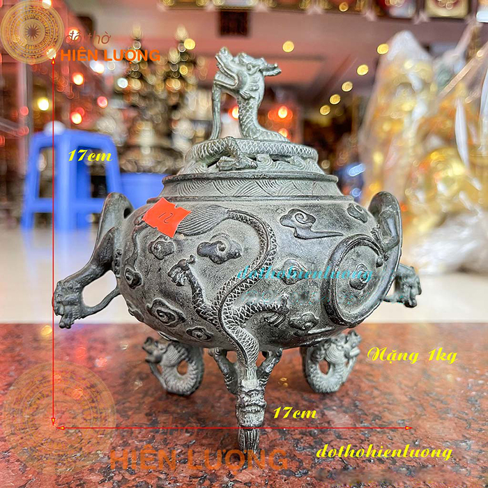 Lư Xông Trầm Chân Rồng 
