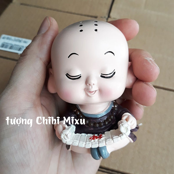 Bộ tượng Tứ Không đeo xâu chuỗi