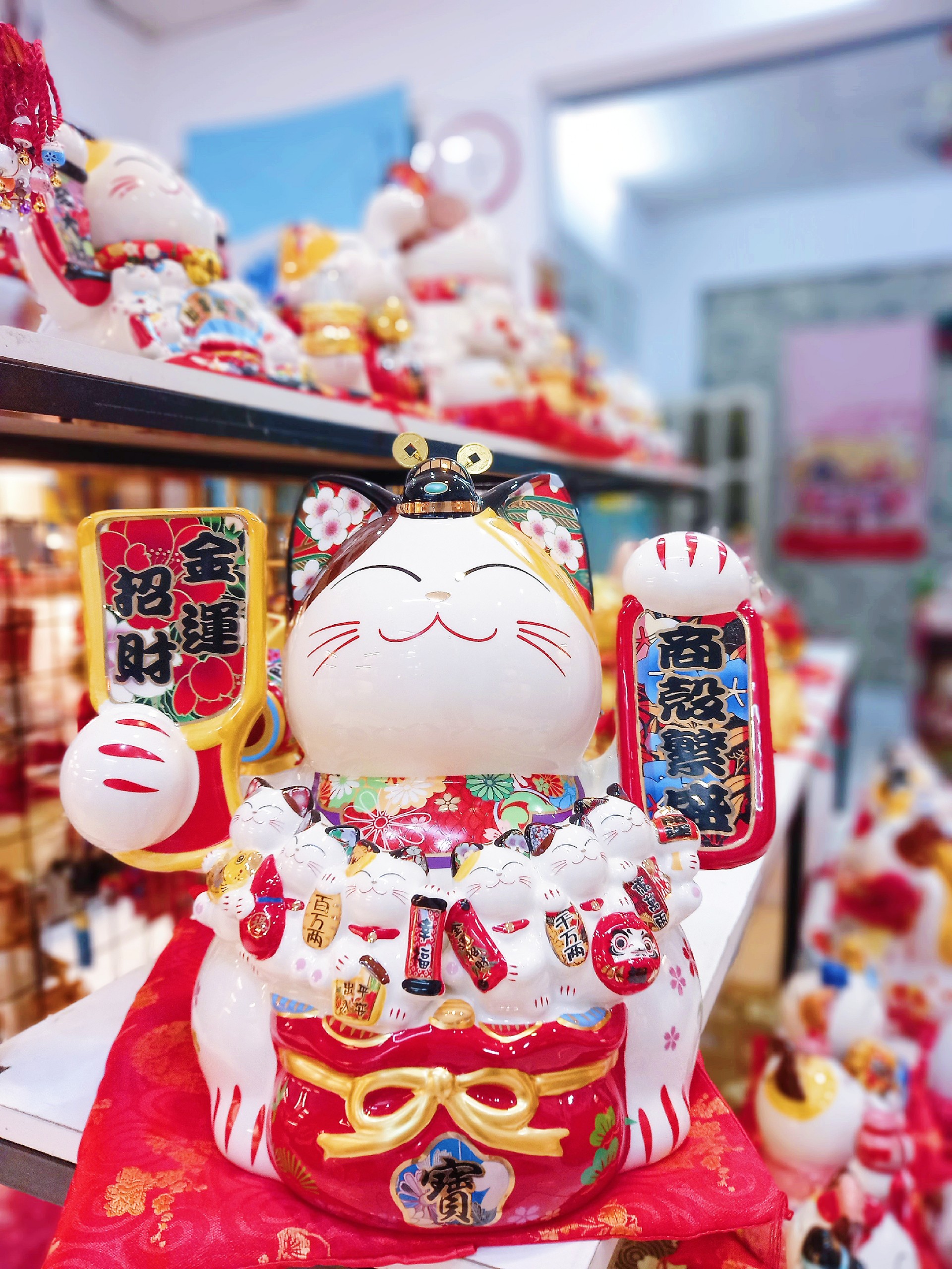 Mèo thần tài Nhật Bản size đại 35cm