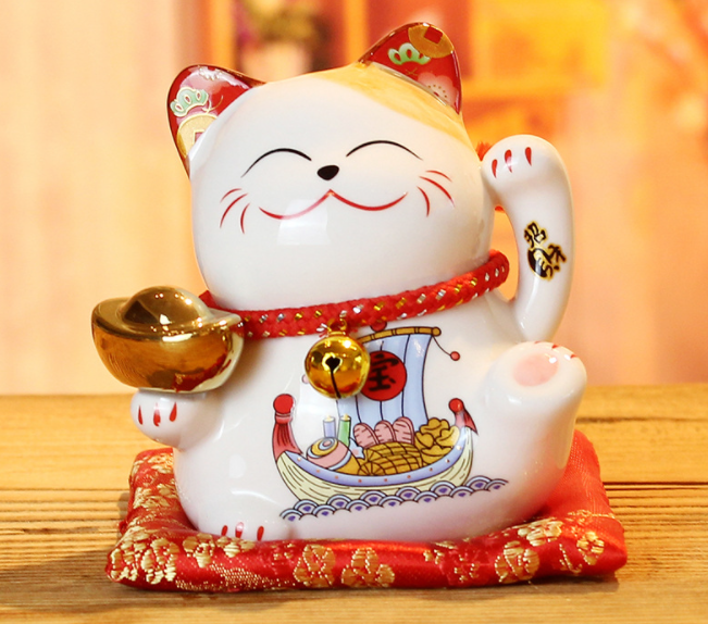 Mèo thần tài Nhật Bản 4 inches 2022