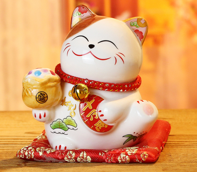 Mèo thần tài Nhật Bản 4 inches 2022