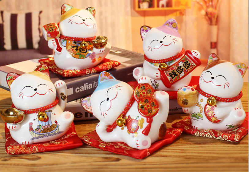 Mèo thần tài Nhật Bản 4 inches 2022
