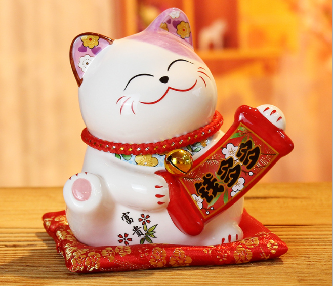 Mèo thần tài Nhật Bản 4 inches 2022