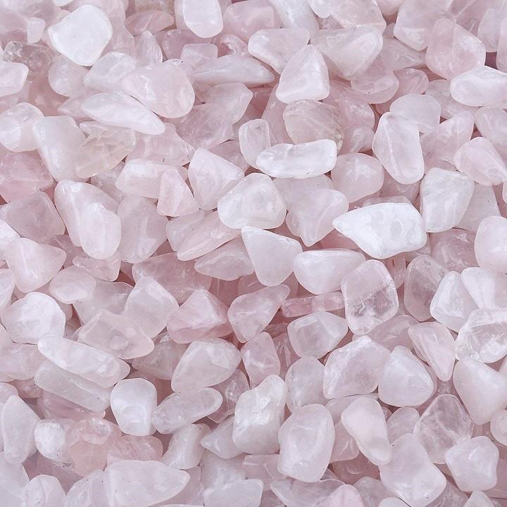 Tinh thể thạch anh vụn 1kg - hồng