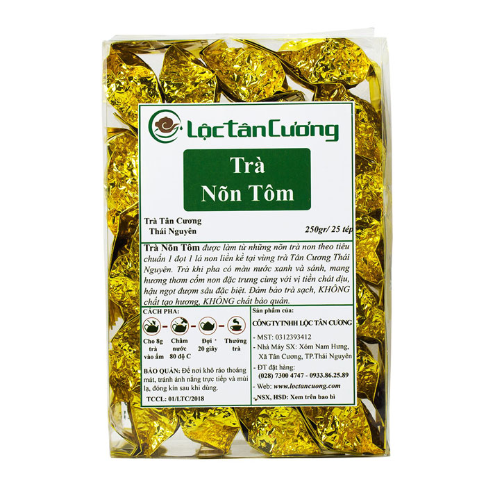 Trà Nõn Tôm Thái Nguyên 25 tép x 10g