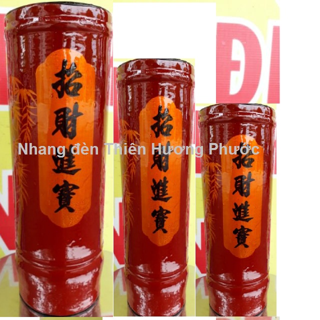 Ồng đựng nhang sơn mài 23cm- nhỏ
