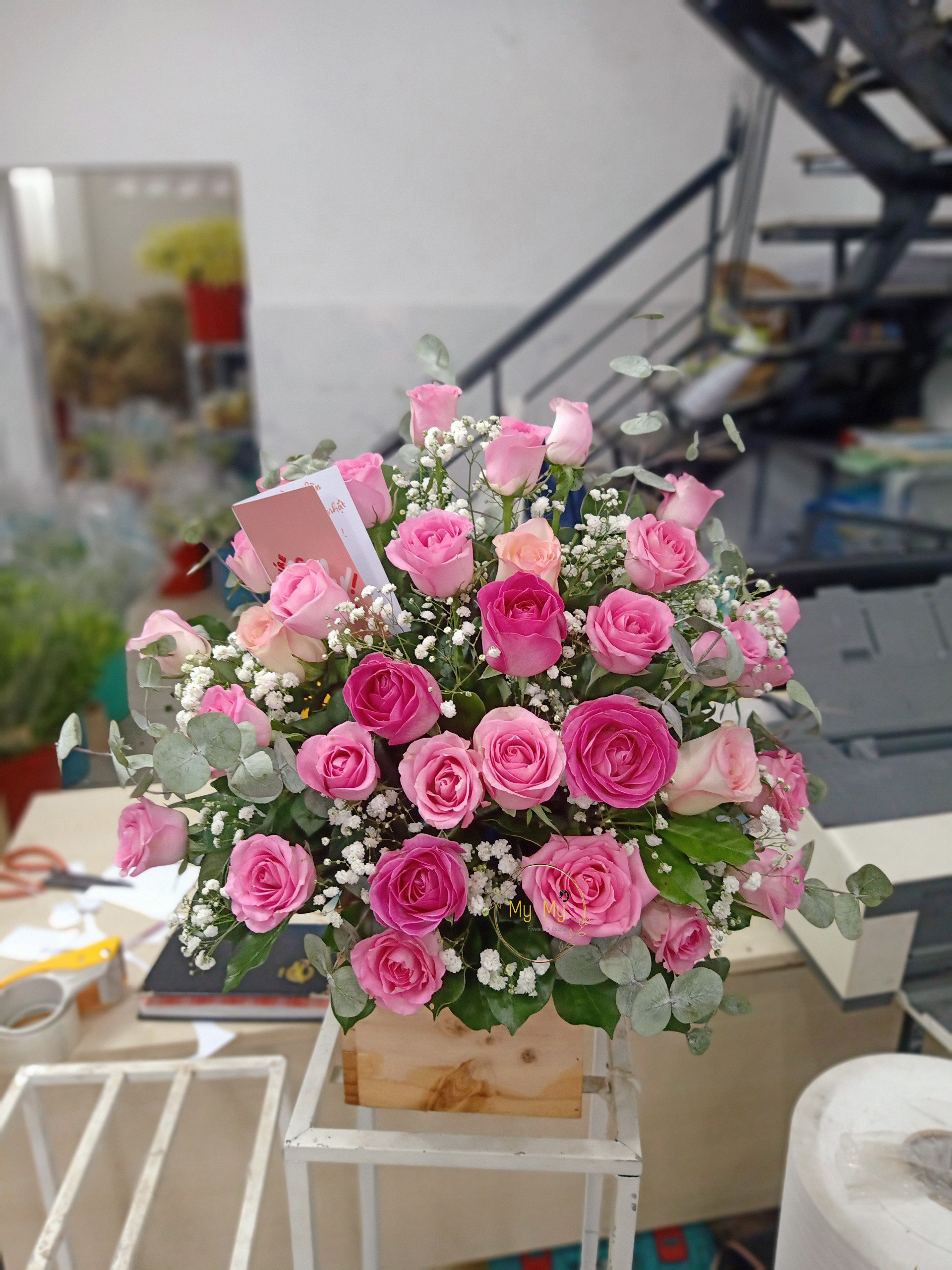 Hoa chúc mừng mẫu 144