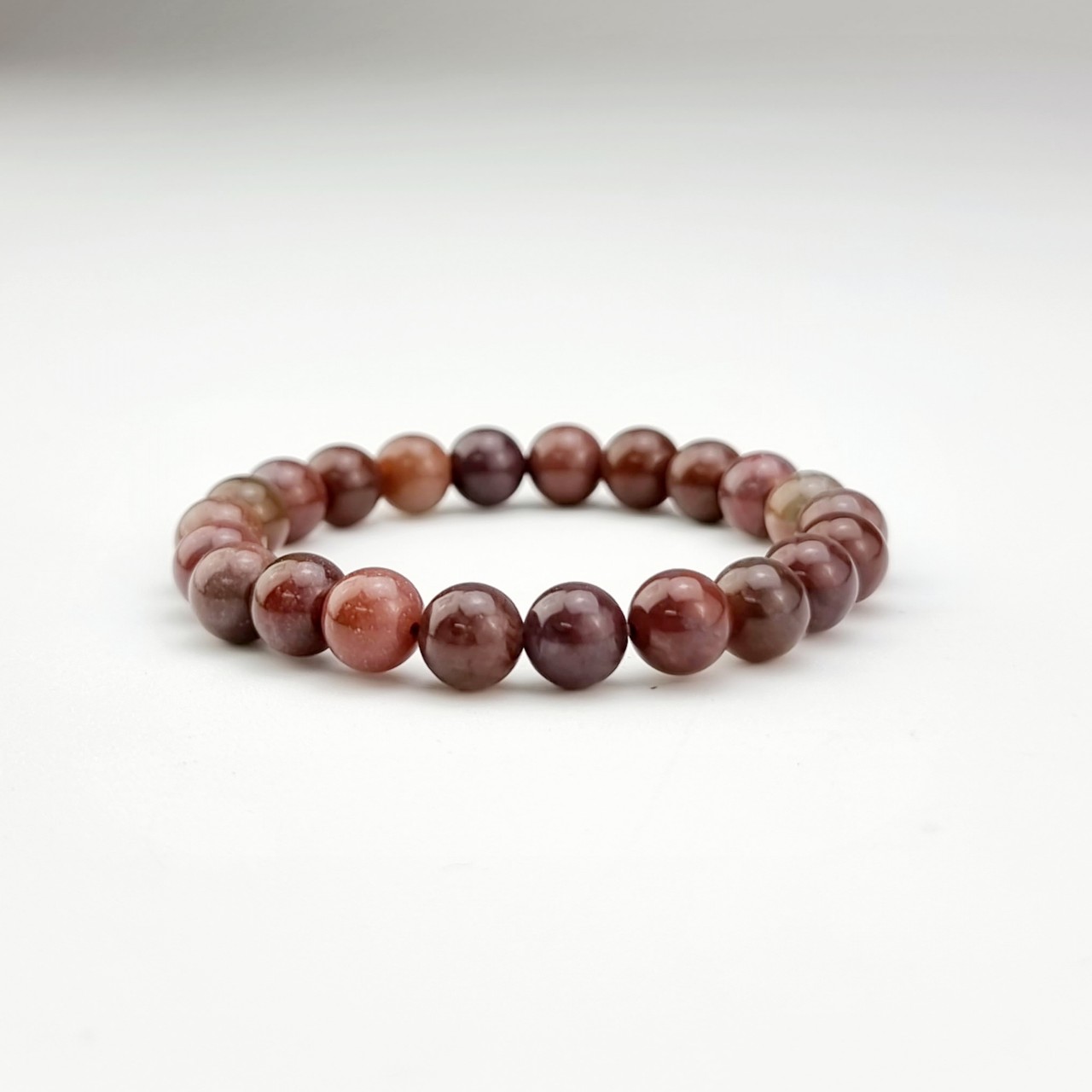 2203309 Chuỗi tay hộ mệnh bình an đá Chalcedony 8ly6,