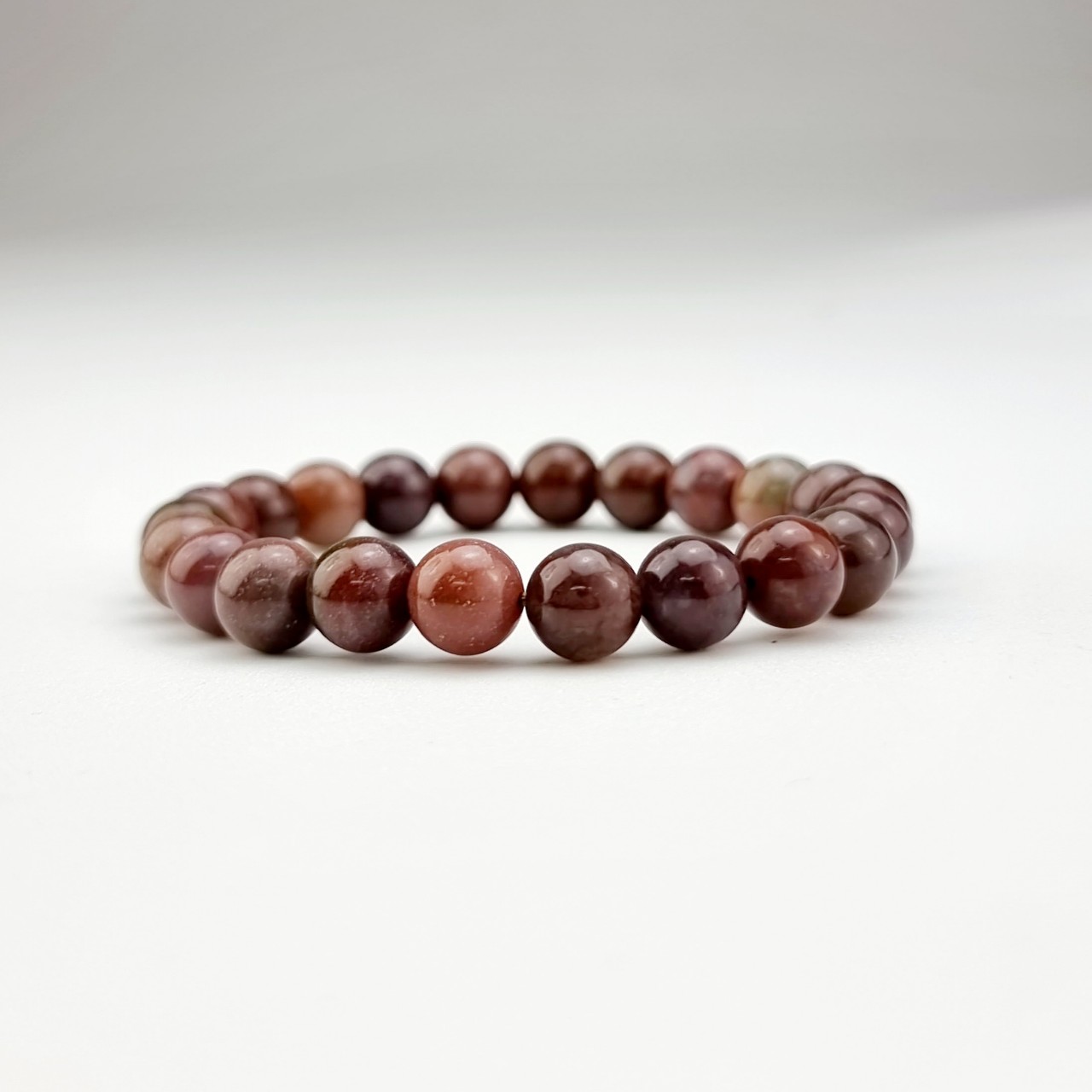 2203309 Chuỗi tay hộ mệnh bình an đá Chalcedony 8ly6,