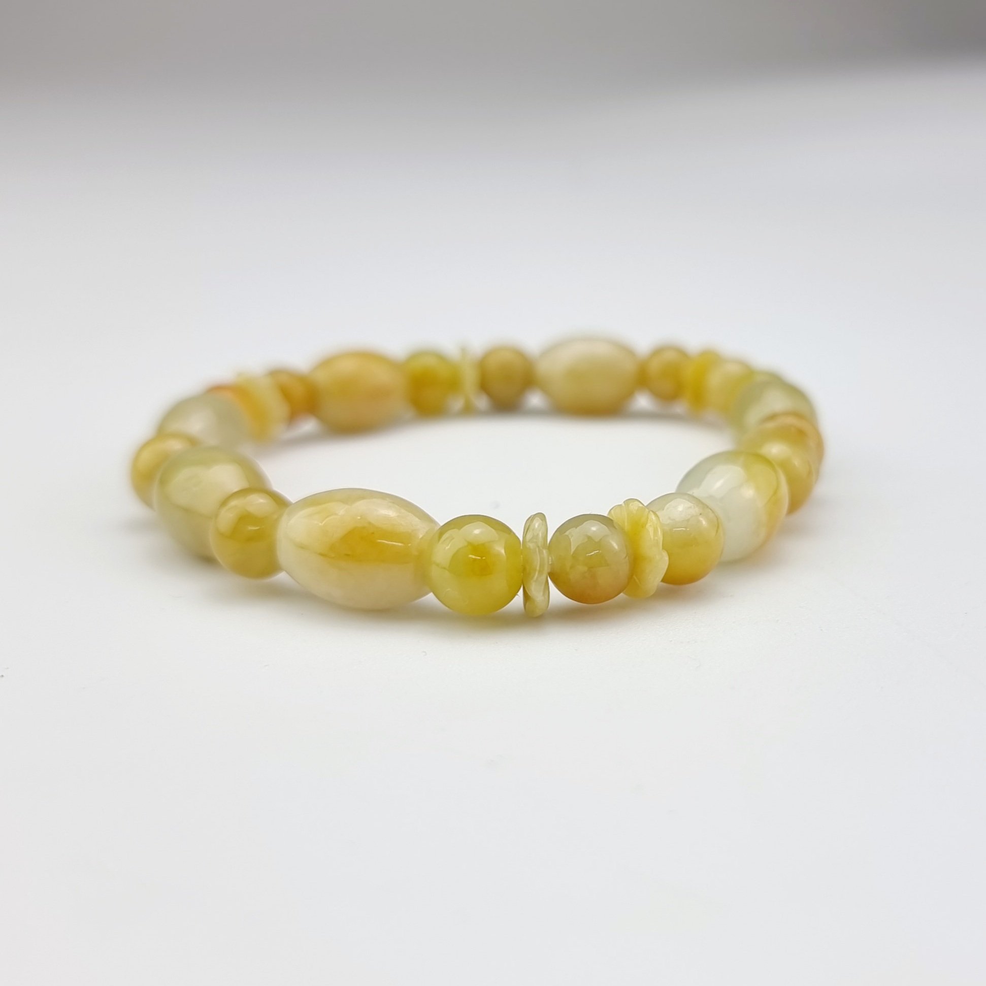 2203303 Chuỗi tay hộ mệnh bình an đá Cẩm Thạch CTJade