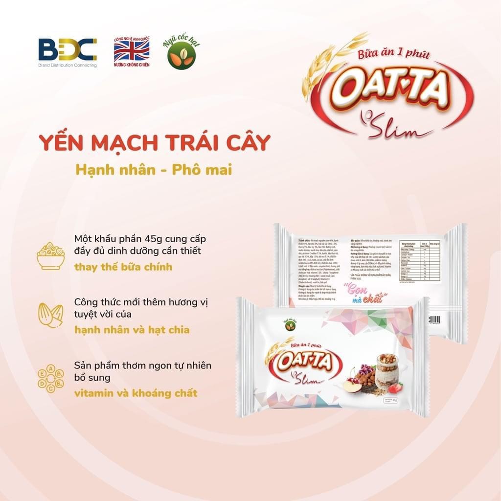 Ngũ cốc giảm cân Oatta Slim 45g (15 gói)