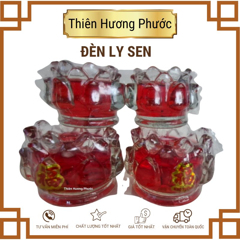Đèn cầy ly bèo