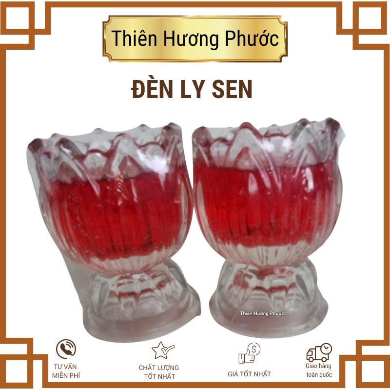 Đèn cầy ly bèo