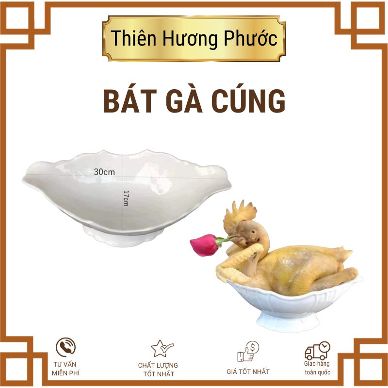 Bát gà cúng