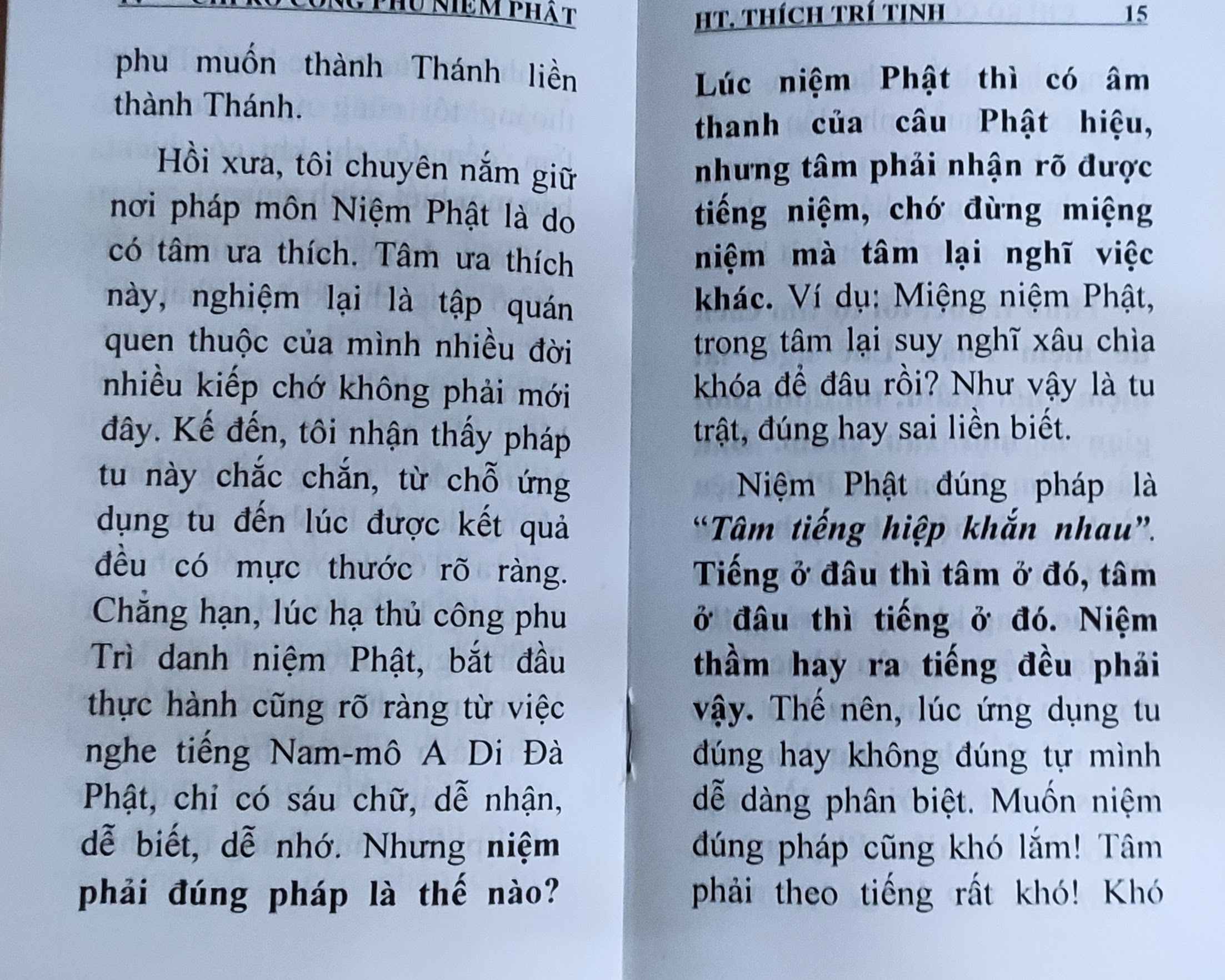 Chỉ rõ công phu niệm Phật